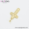 33944 xuping Umwelt Kupfer Modeschmuck Gold Kreuz Anhänger